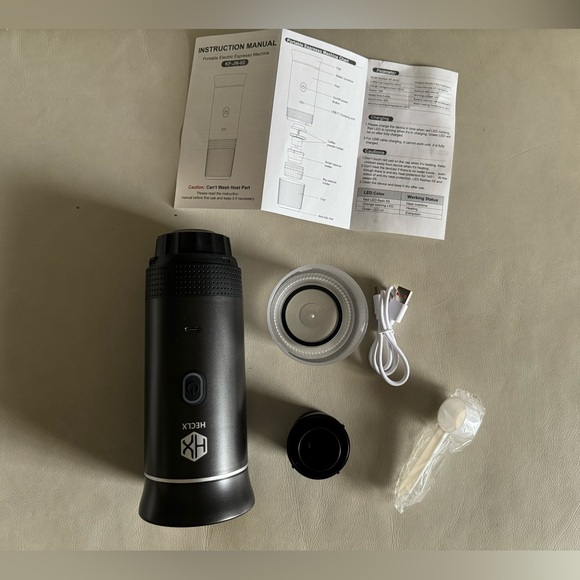 Portable Espresso Machine, Car Coffee Maker Self-Heating with Type-C, Compatible - Picture 10 of 15